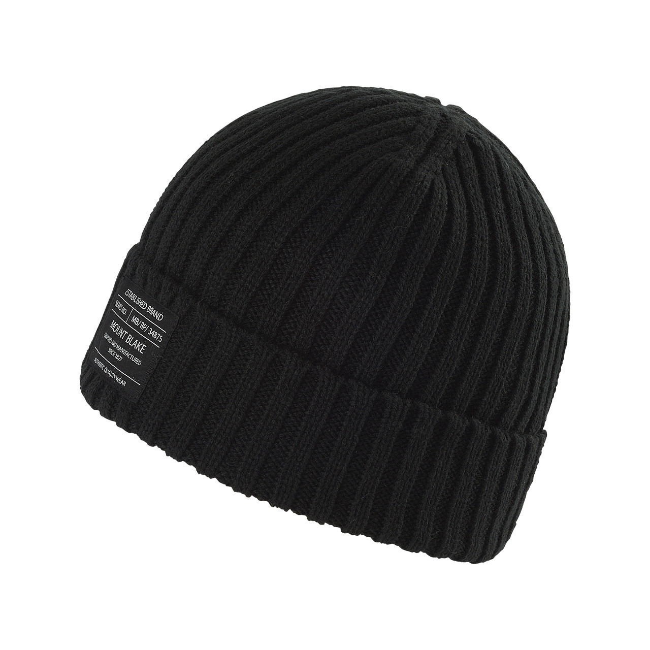 Nitzsche Accessoires Lässige Herren Strickmütze mit NF Label Bis zu 60% Rabatt