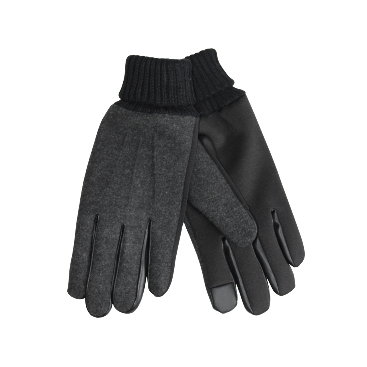 Nitzsche Accessoires Smartphone Winterhandschuh für Herren mit Strickbund Fabrikladen