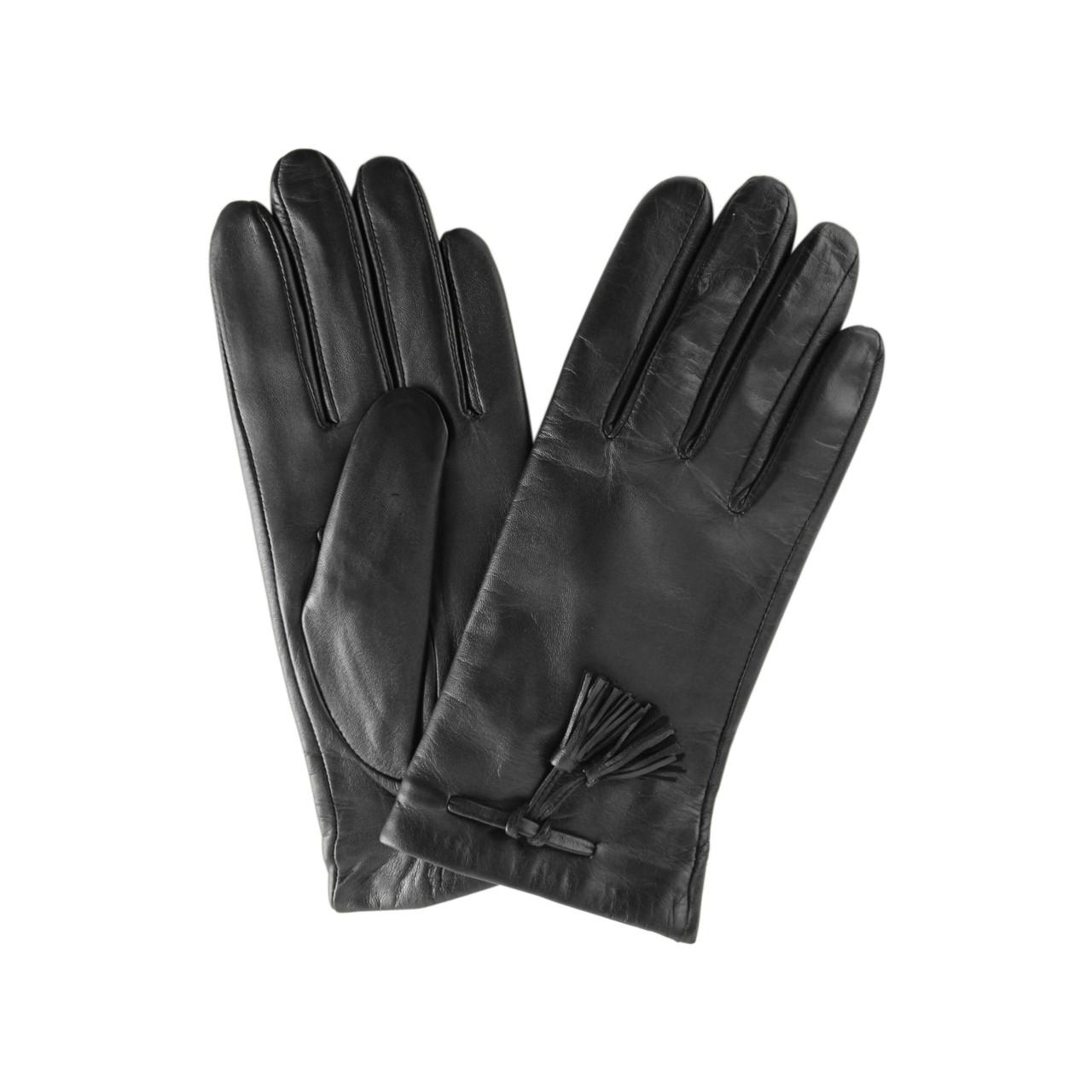 Nitzsche Accessoires Glattleder Handschuh mit Fleecefutter für Damen Günstig kaufen