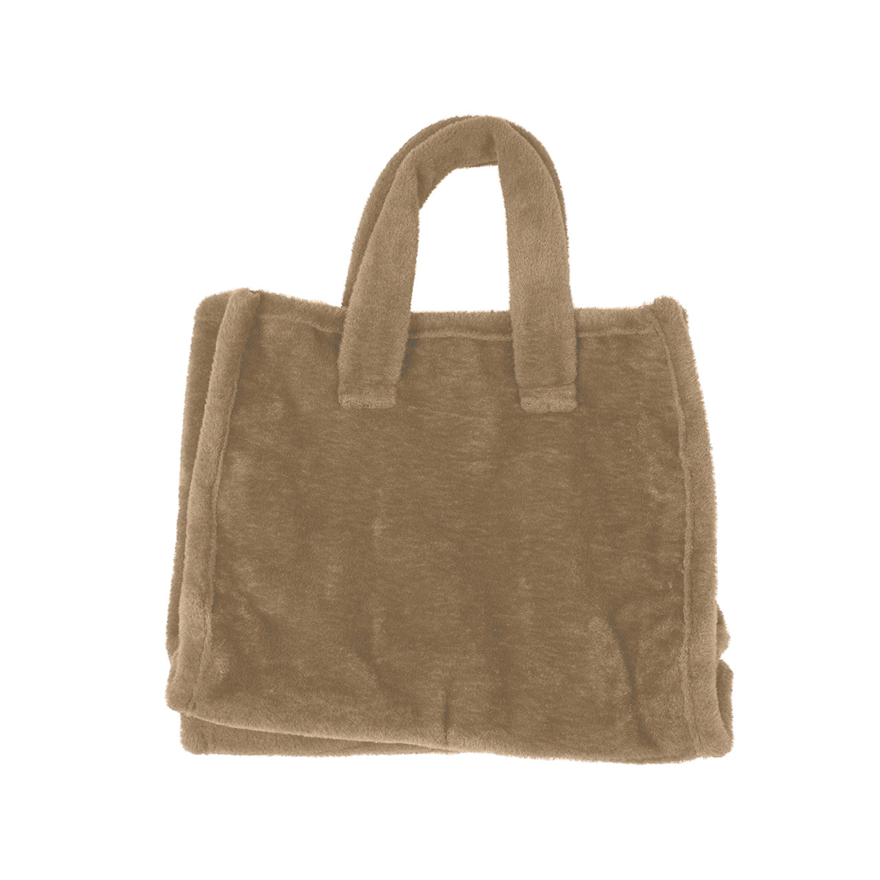 Nitzsche Accessoires Einfarbige Tasche aus Kunstfell Osterangebot