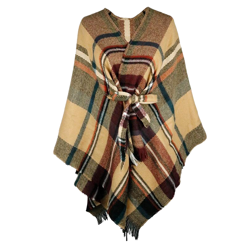 Nitzsche Accessoires Gewebter Damen Poncho Saisonale Angebote
