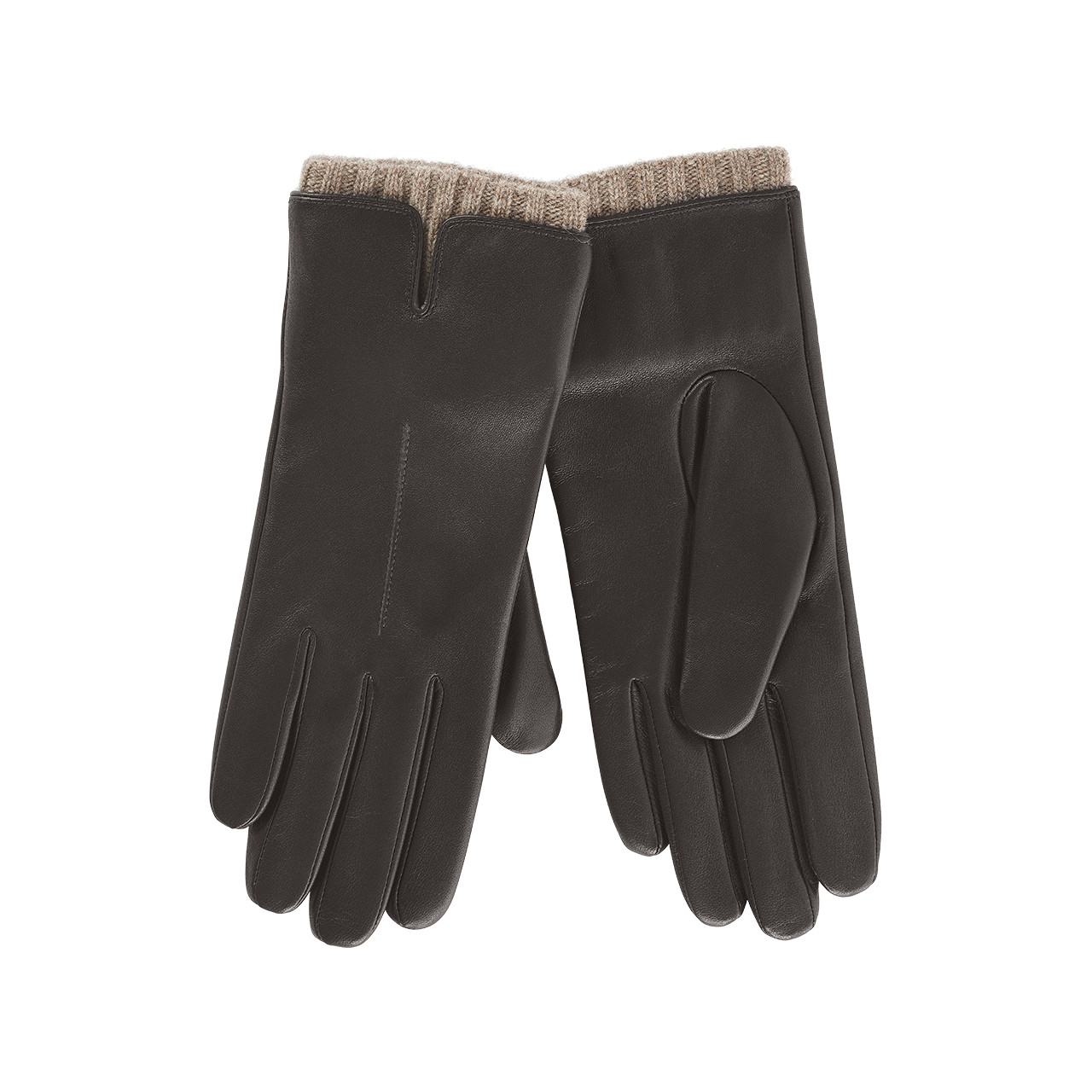 Nitzsche Accessoires Smartphone Glattleder Handschuh für Damen mit Stulpe Super Sparpreis