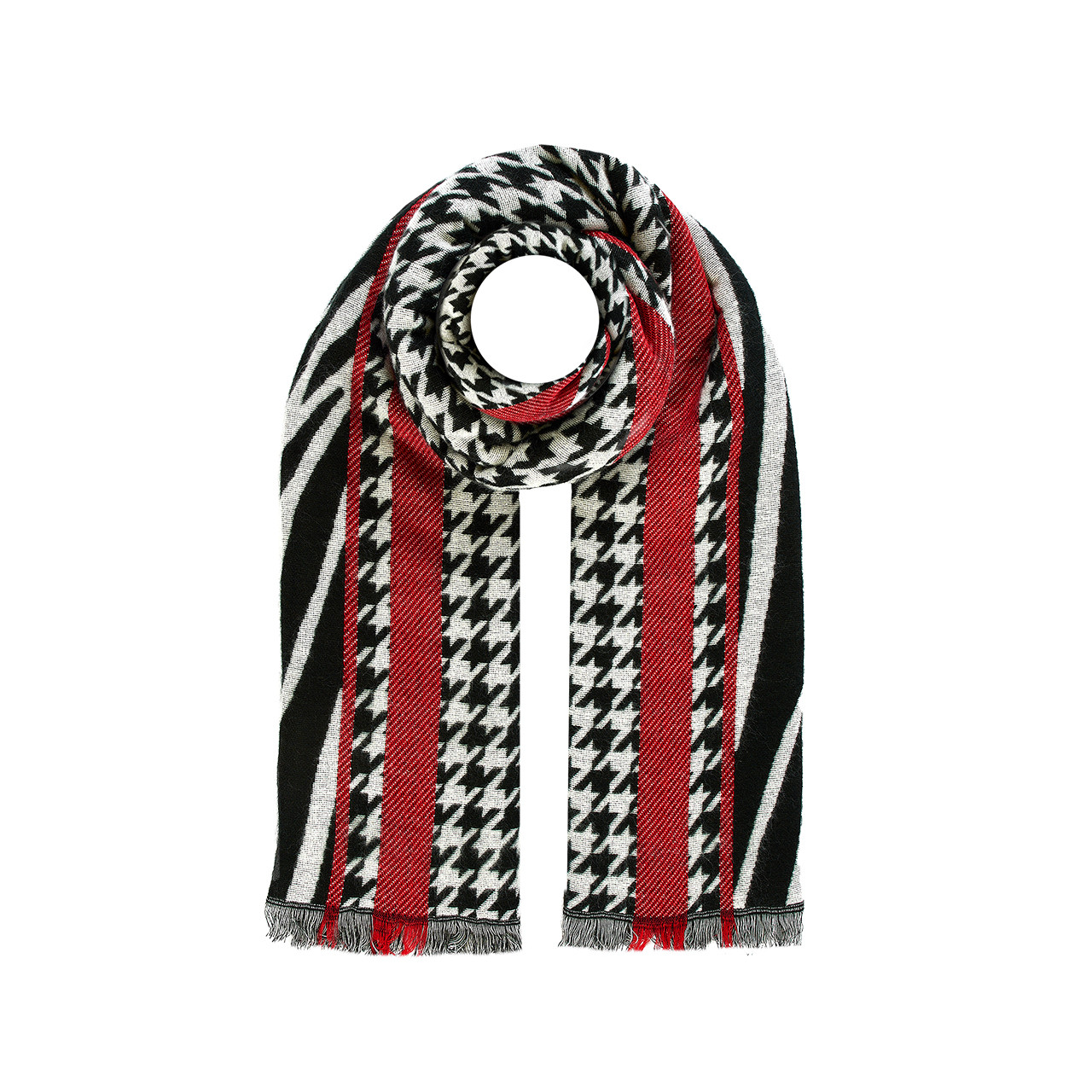 Nitzsche Accessoires Gemusterter Schal für Damen Rabatte dieses Monats