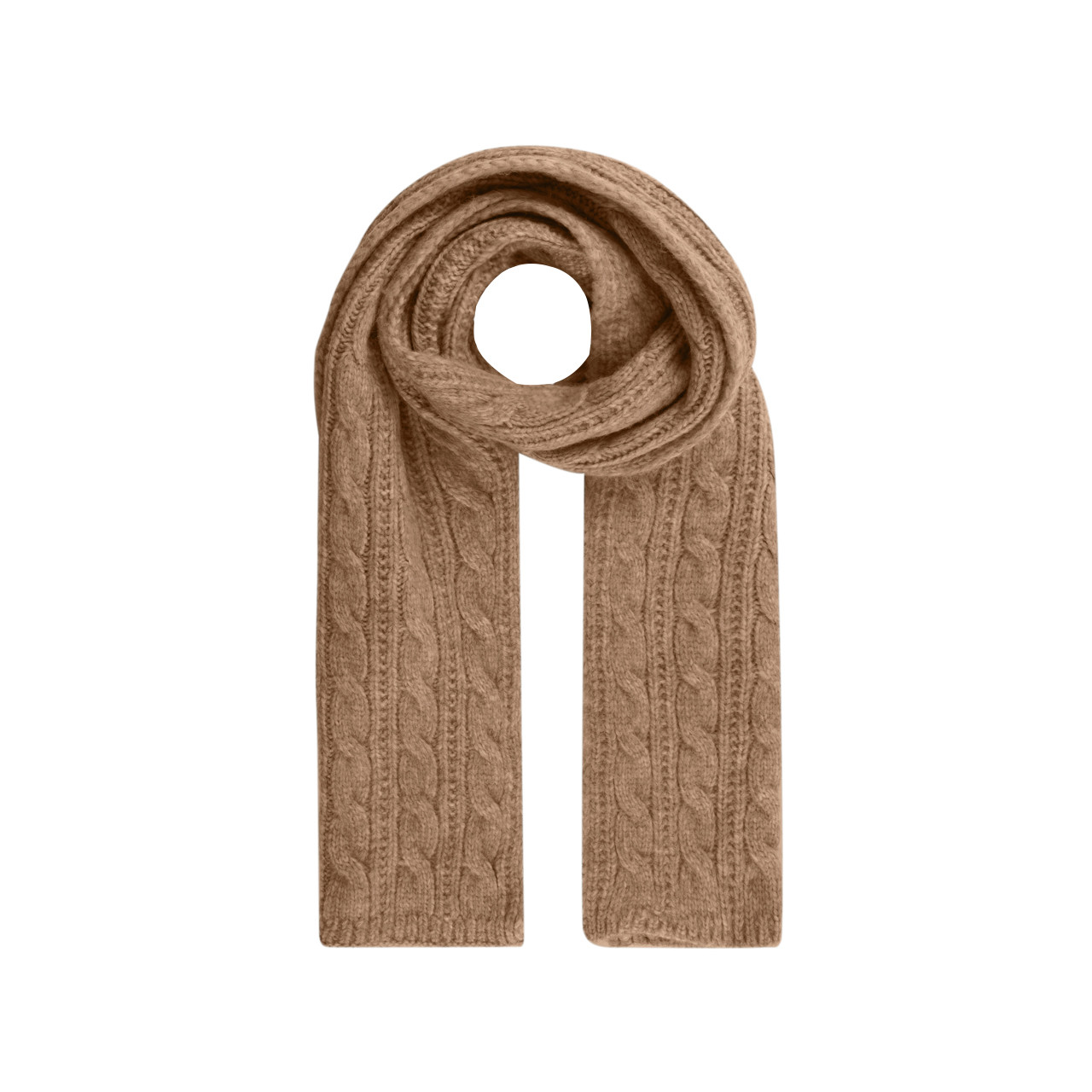 Nitzsche Accessoires Einfarbiger Winterschal mit Zopfmuster für Damen Angebote