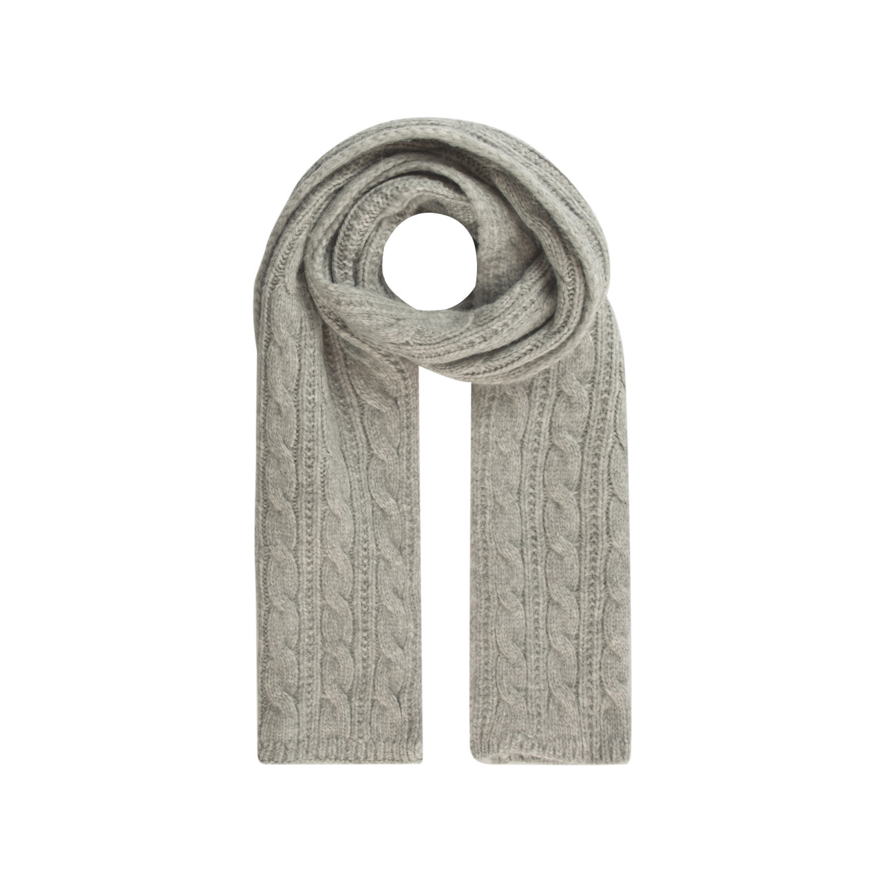Nitzsche Accessoires Einfarbiger Winterschal mit Zopfmuster für Damen Angebote