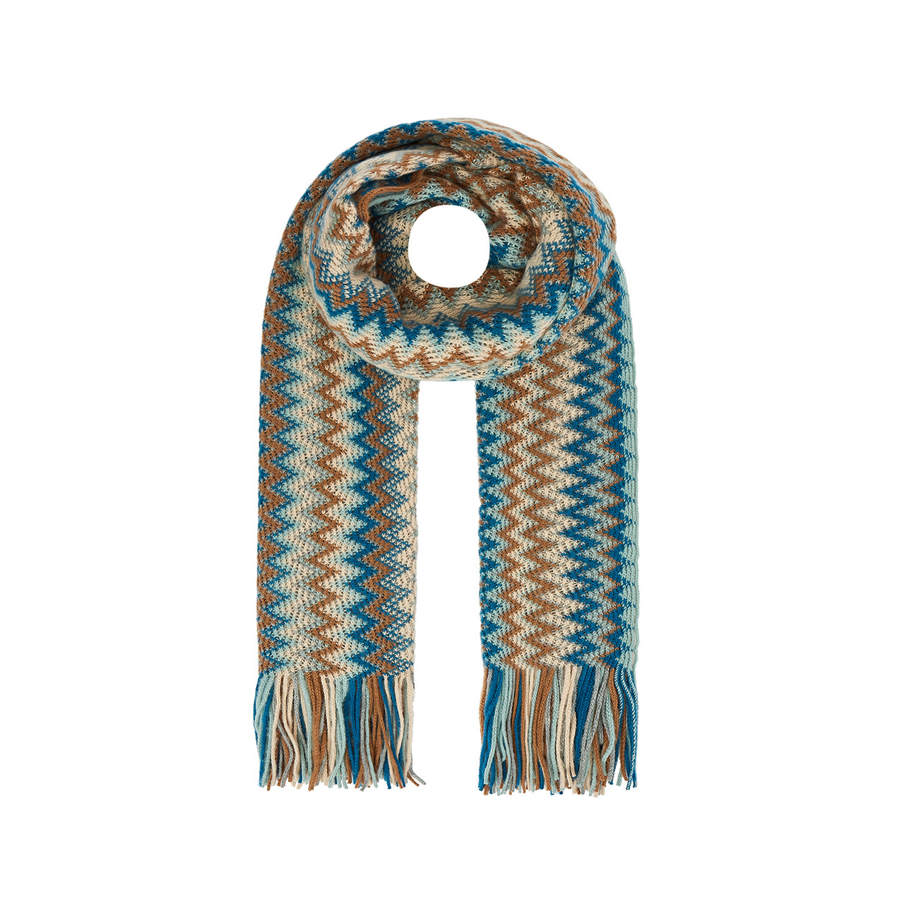 Nitzsche Accessoires Strickschal im Streifendesign für Damen Limitierter Zeitrabatt