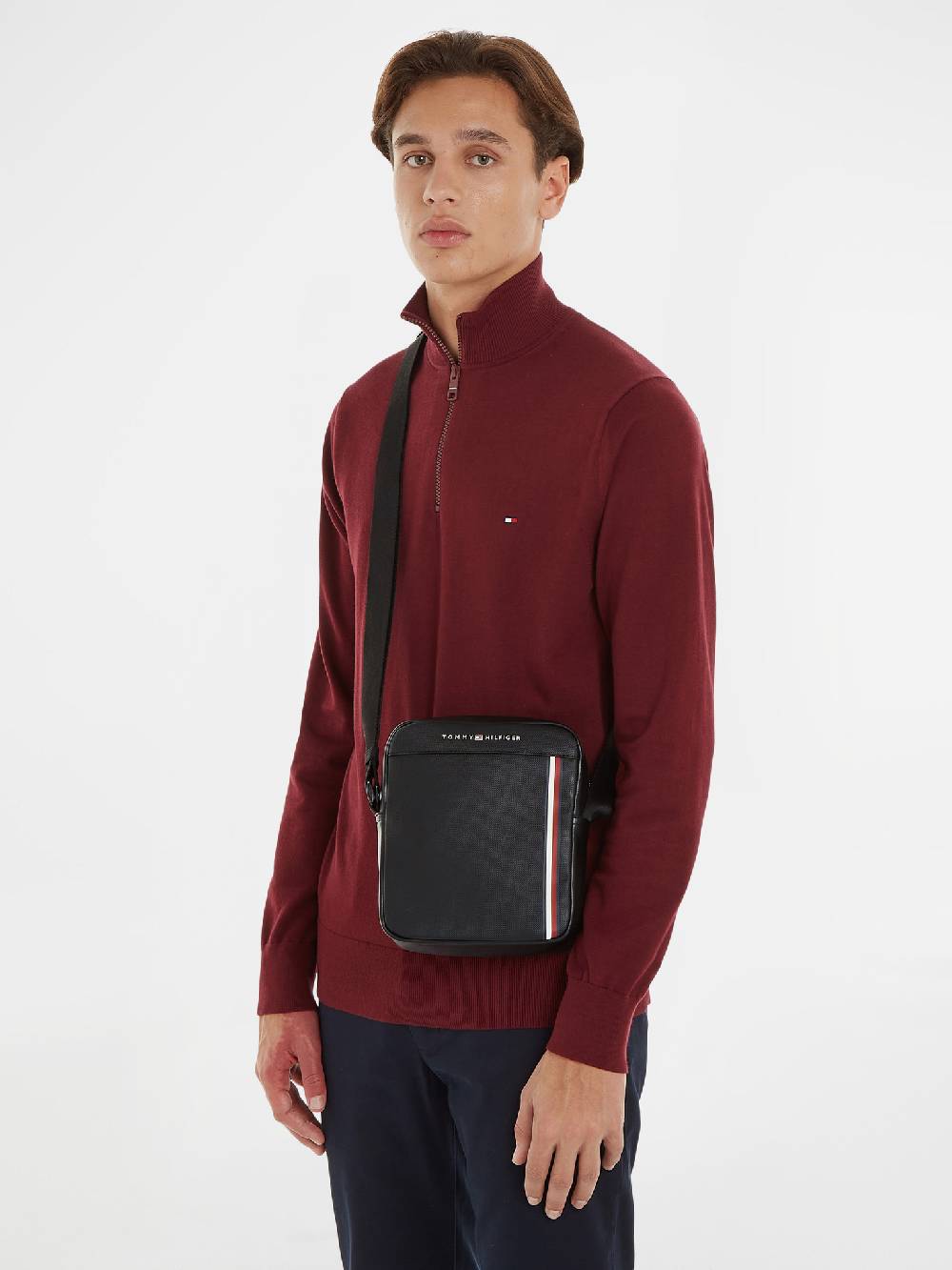 Tommy Hilfiger Pique Mini Reporter Tasche Blitzverkäufe