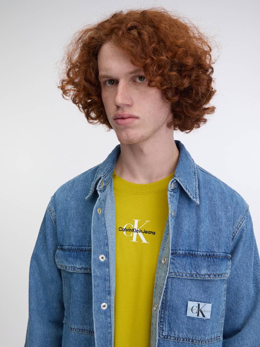 Calvin Klein Jeans Relaxed Denim Hemd Sonderangebot