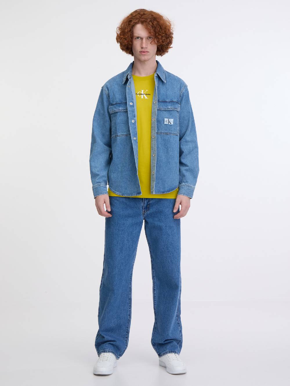 Calvin Klein Jeans Relaxed Denim Hemd Sonderangebot