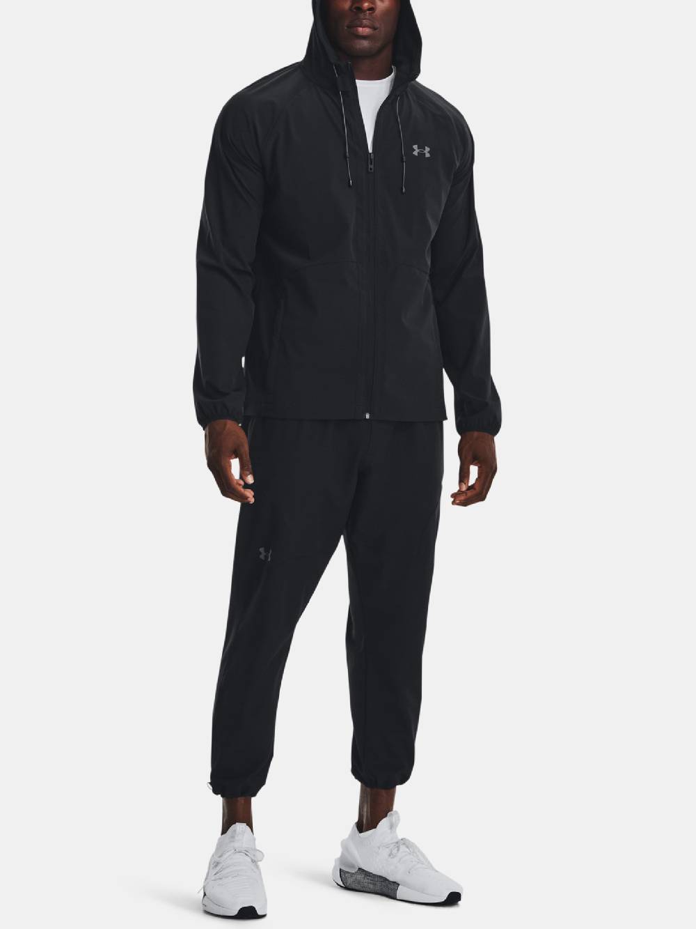Under Armour UA Stretch Woven Windbreaker-BLK Jacke Fabrikverkauf