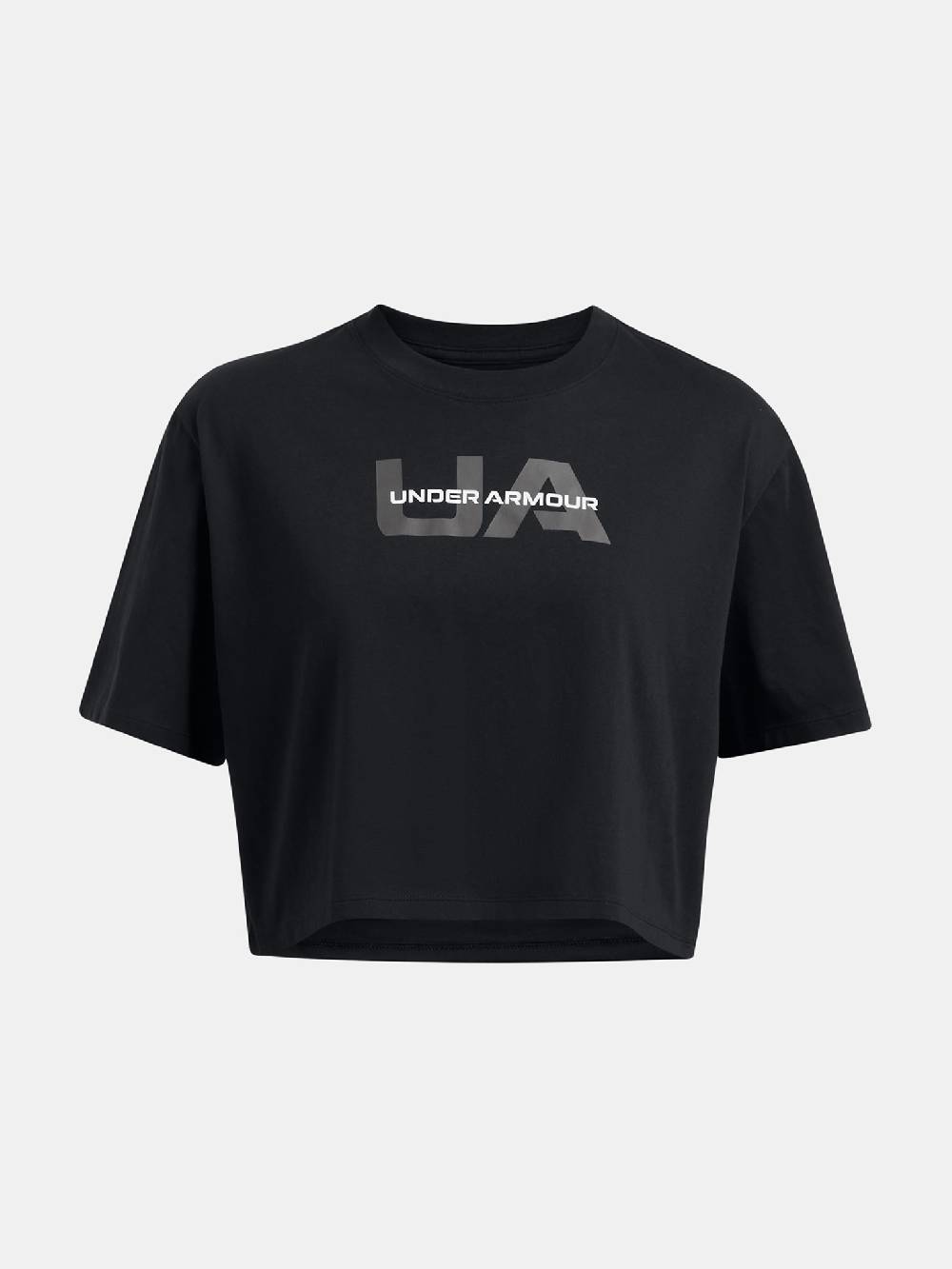 Under Armour UA Boxy Crop Branded SS T-Shirt Große Rabatte