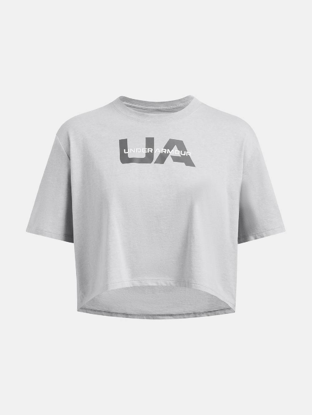 Under Armour UA Boxy Crop Branded SS T-Shirt Versandkostenfrei