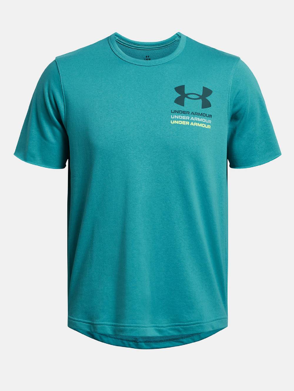 Under Armour UA Rival Terry SS Colorblock T-Shirt Black Friday