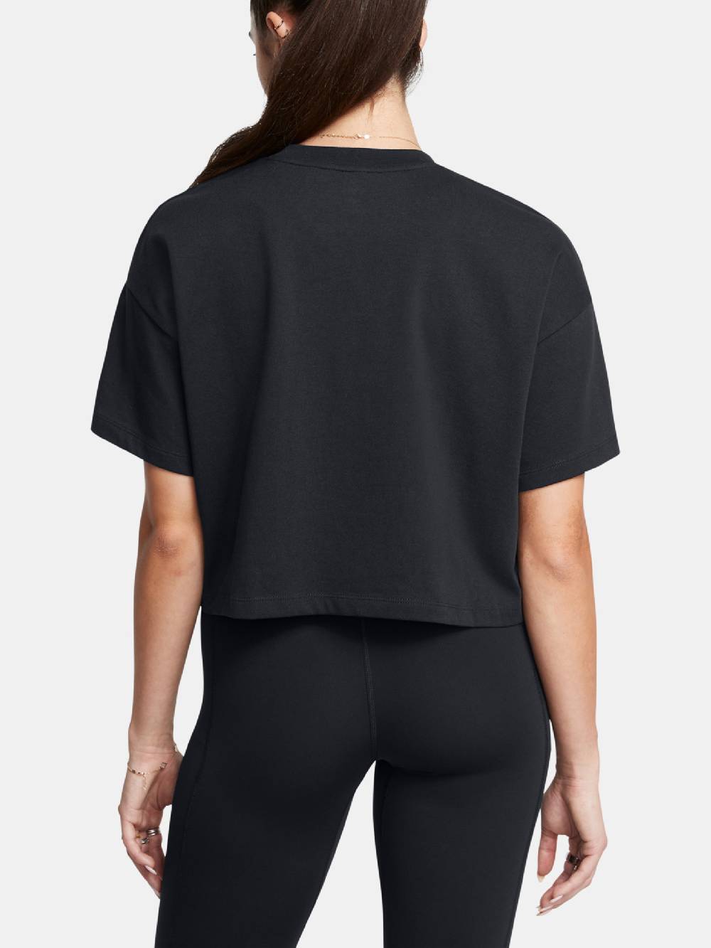 Under Armour UA Varsity Mix Heavyweight Crop T-Shirt Sonderangebot