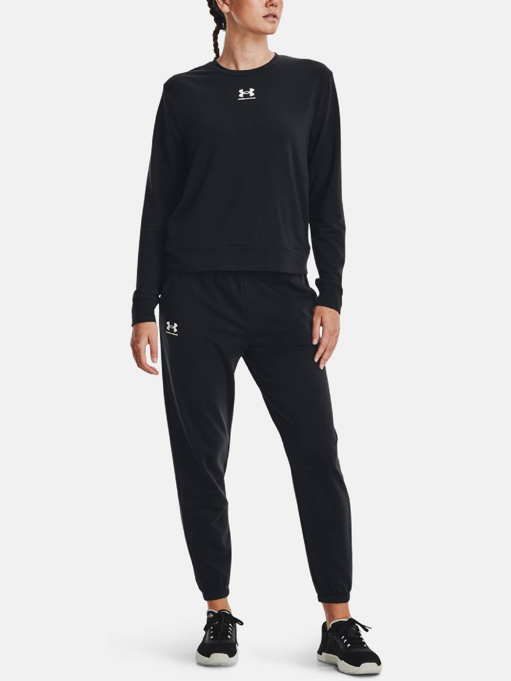 Under Armour Rival Terry Crew T-Shirt Black Friday