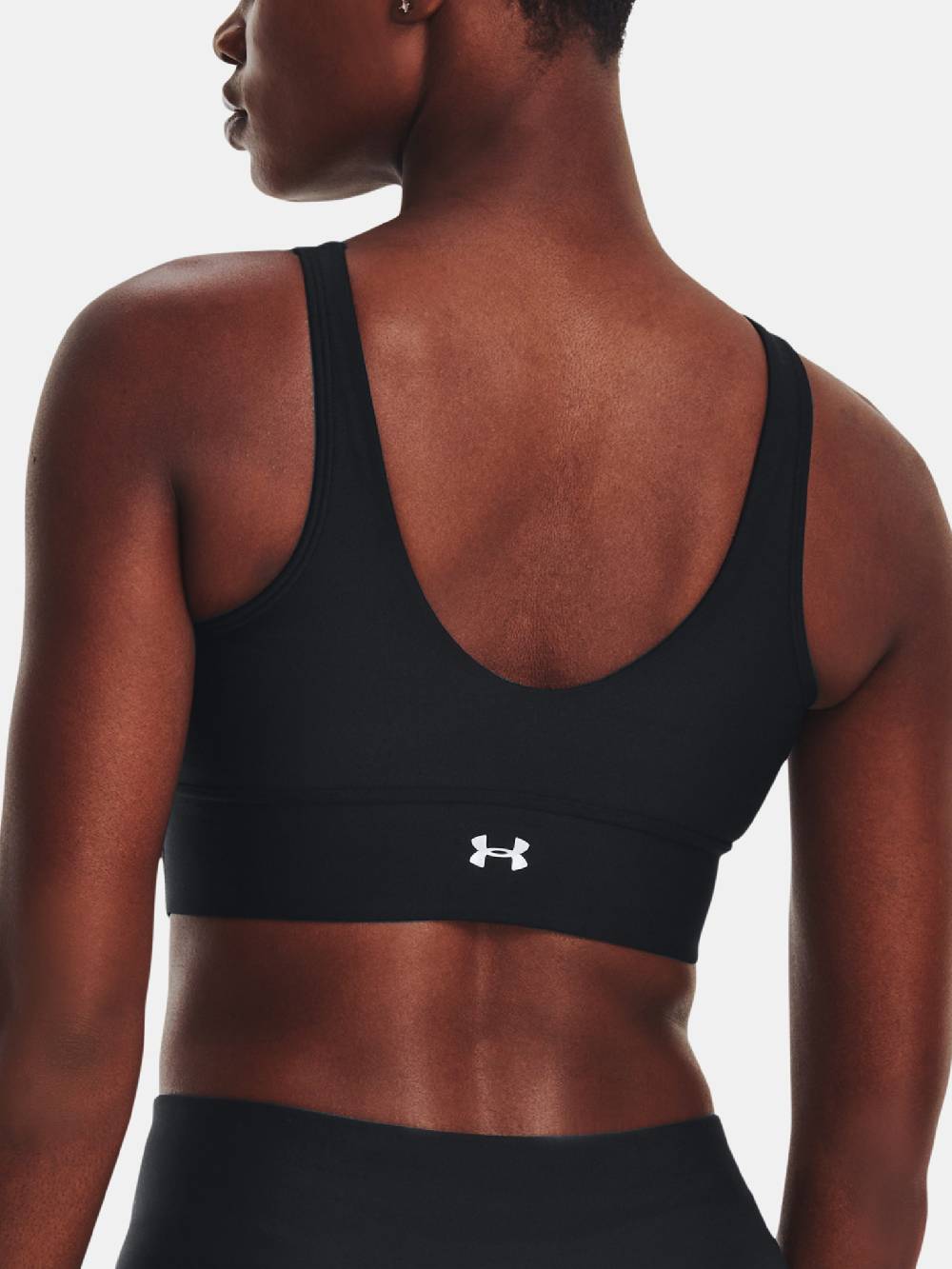Under Armour UA Infinity Pintuck Mid-BLK Sport Büstenhalter Top Angebot