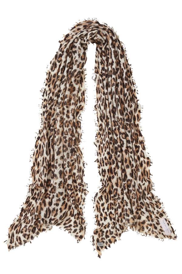 Pur Schoen Schal leo beige-schoko Sonderangebot der Fabrik