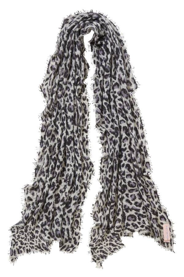 Pur Schoen Schal leo black-grey 50% Rabatt mit kostenlosem Versand