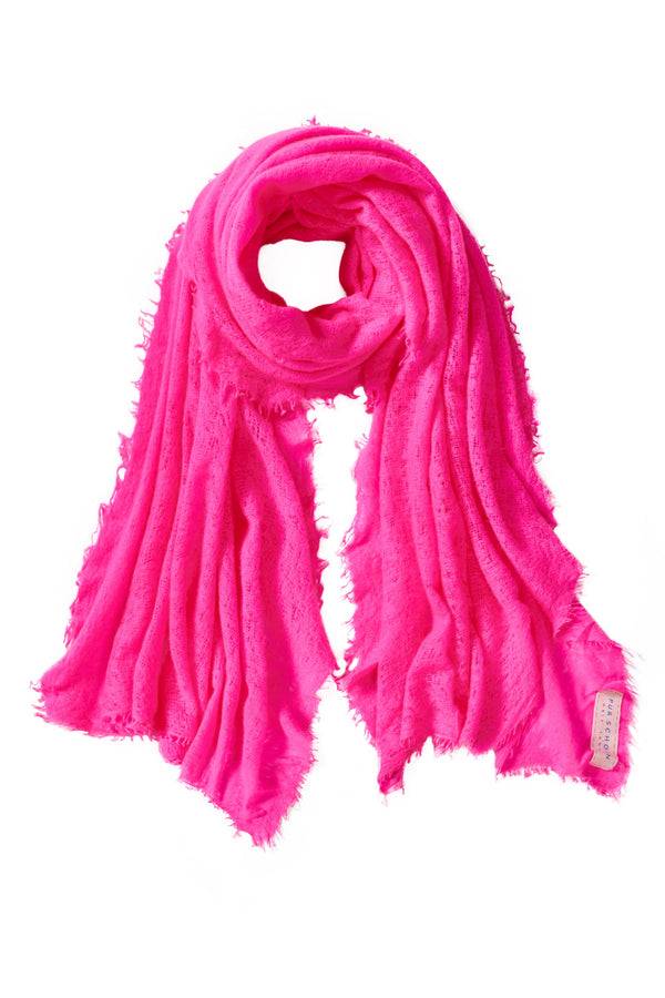 Pur Schoen Schal neon pink Günstiger Verkauf