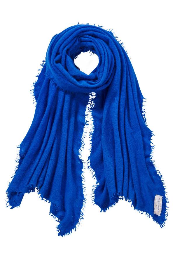 Pur Schoen Schal royal blau Sonderangebot