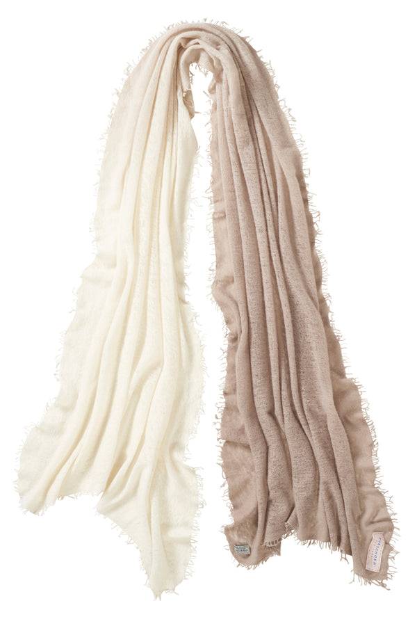Pur Schoen Schal ombre nougat-natural Online Outlet