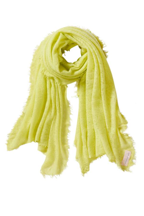 Pur Schoen Schal neon gelb Zeitlich begrenztes Angebot