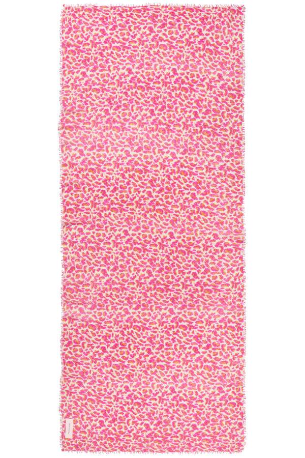Pur Schoen Schal leo pink-orange Exklusive Angebote