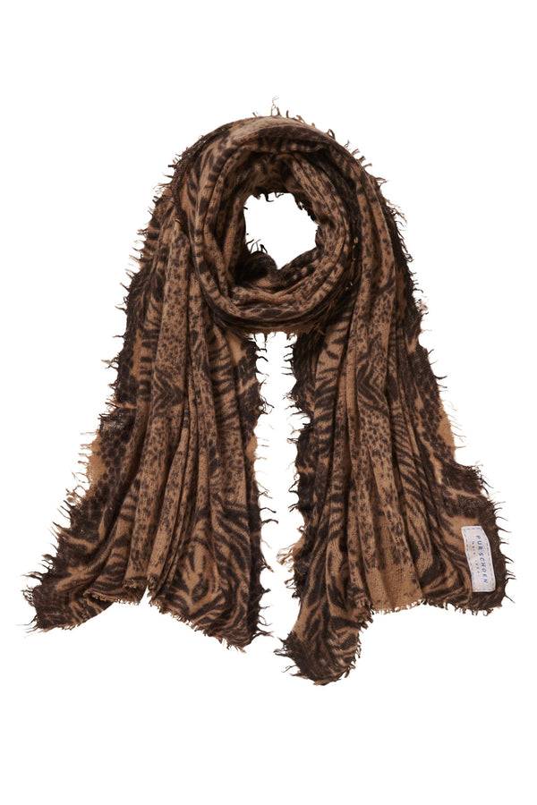 Pur Schoen Schal crazy animal testa-camel II Saisonale Angebote