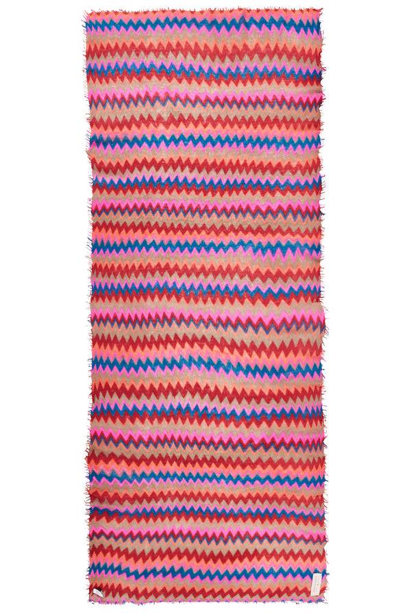 Pur Schoen Schal chevron red-kiesel Kauf eins, bekomm eins gratis