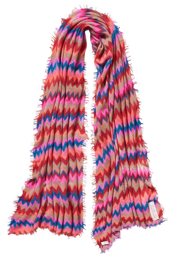 Pur Schoen Schal chevron red-kiesel Kauf eins, bekomm eins gratis