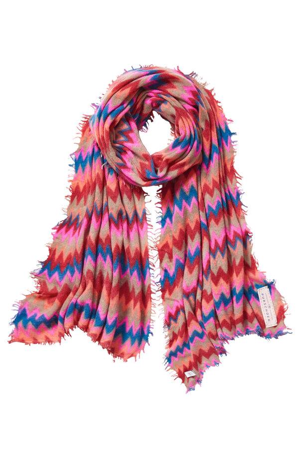 Pur Schoen Schal chevron red-kiesel Kauf eins, bekomm eins gratis