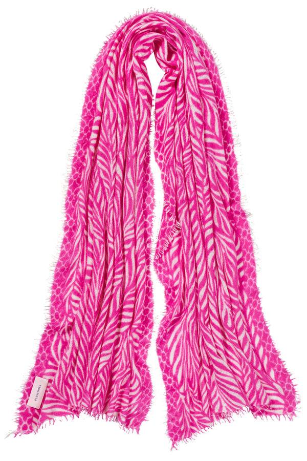 Pur Schoen Schal leafgarden pink-natural Bis zu 65% Rabatt
