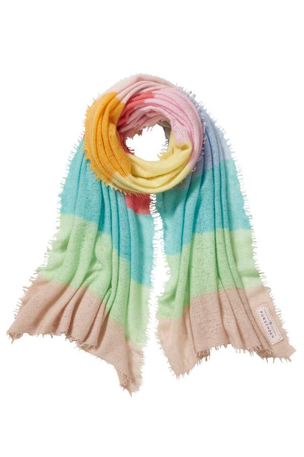 Pur Schoen Schal rainbow stripes 7 Black Friday Preise