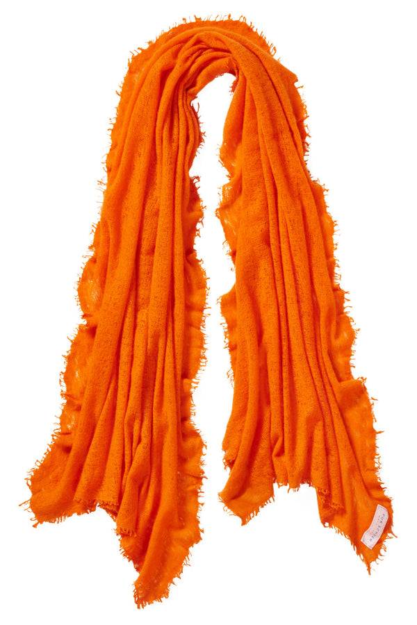 Pur Schoen Schal neon orange Auslauf