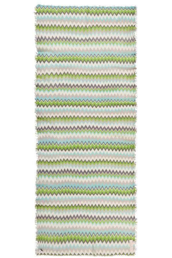 Pur Schoen Schal chevron lime-eistürkis Begrenztes Angebot