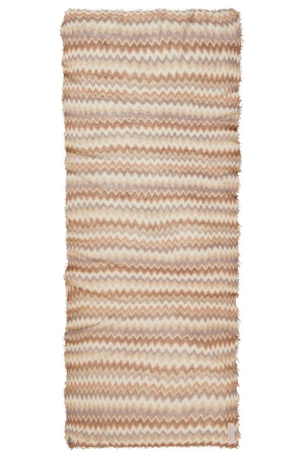 Pur Schoen Schal chevron camel classic-puder Exklusivangebot