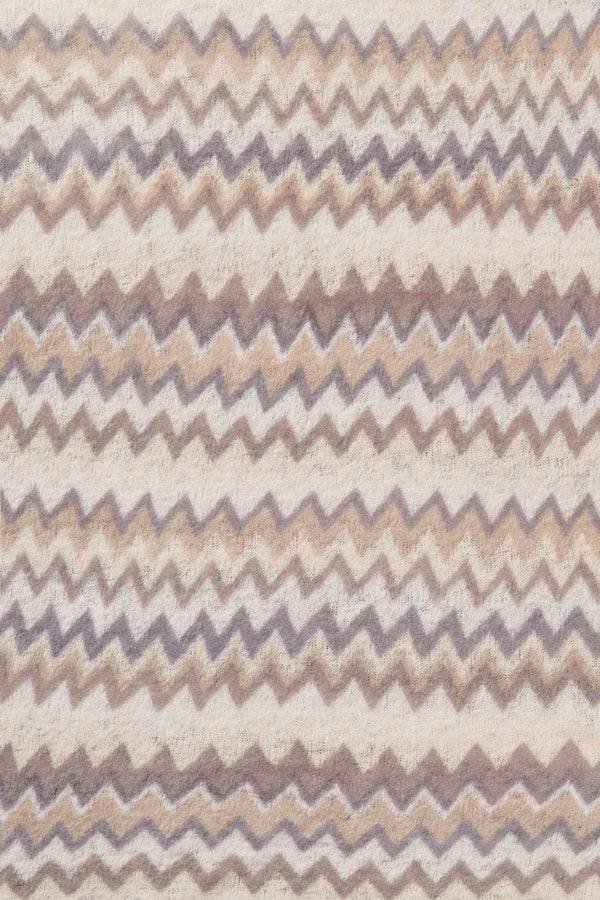 Pur Schoen Schal chevron nougat-stone grey Black Friday