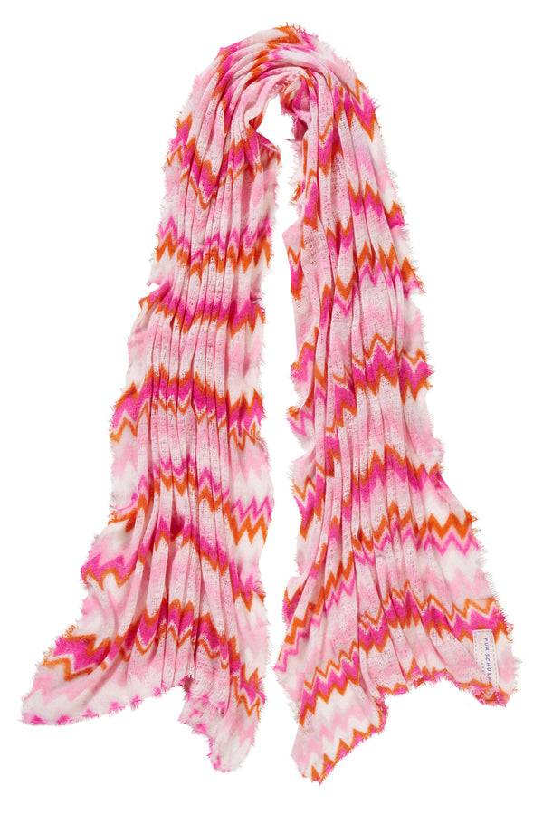 Pur Schoen Schal chevron pink-lavendel Cyber Monday