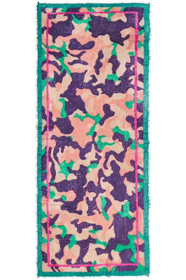Pur Schoen Schal bubble aquamarin-blackberry Valentinstagsangebot