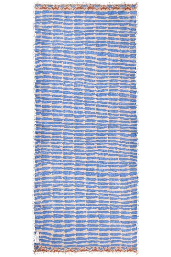 Pur Schoen Schal habbat sky blue-sand Blitzangebot