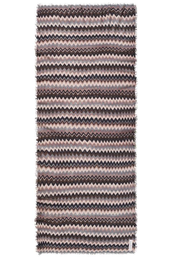 Pur Schoen Schal chevron black coffee Riesige Ersparnisse