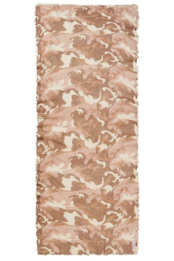 Pur Schoen Schal camo nougat-camel classic Super Sparpreis