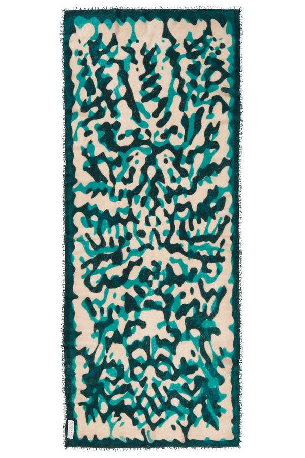 Pur Schoen Schal kalahari aquamarin-green dark Auslauf