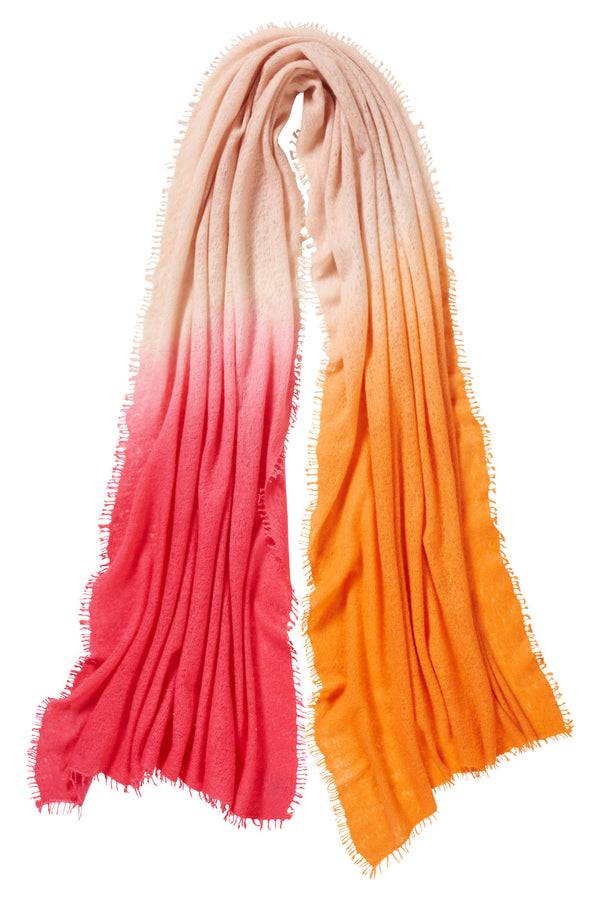 Pur Schoen Schal ombre klatschmohn Hotsell