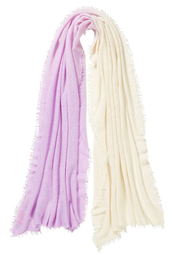 Pur Schoen Schal ombre flieder-natural im Angebot