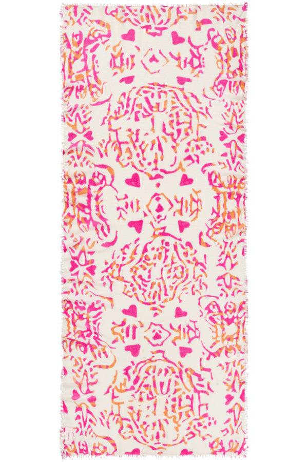 Pur Schoen Schal djungle heart pink Meist gekauft