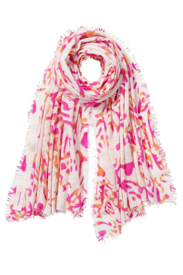 Pur Schoen Schal djungle heart pink Meist gekauft
