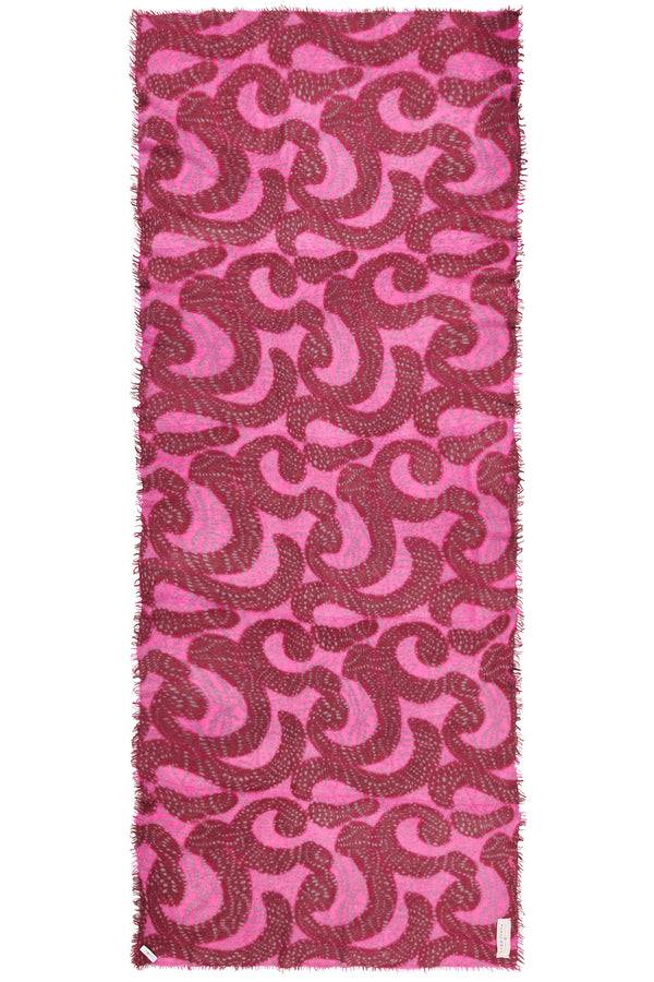Pur Schoen Schal sprinkle bordo-pink Preisnachlass