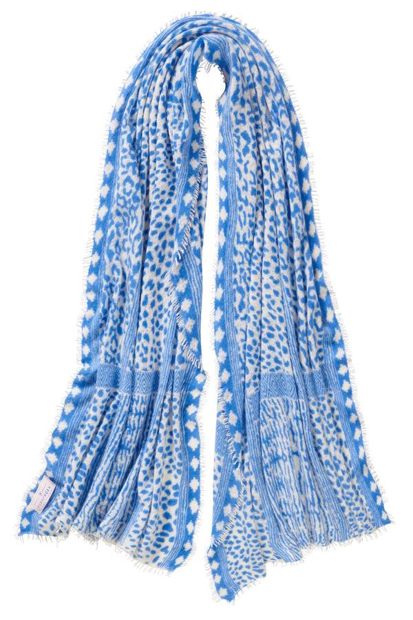 Pur Schoen Schal savanne skyblue Valentinstagsangebot