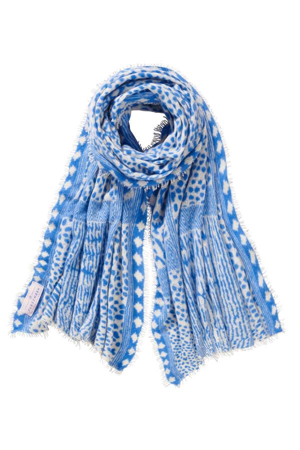 Pur Schoen Schal savanne skyblue Valentinstagsangebot
